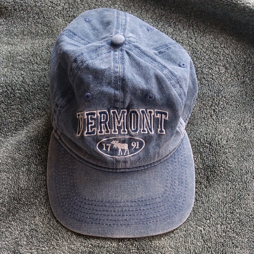 Blue Vermont Baseball Cap